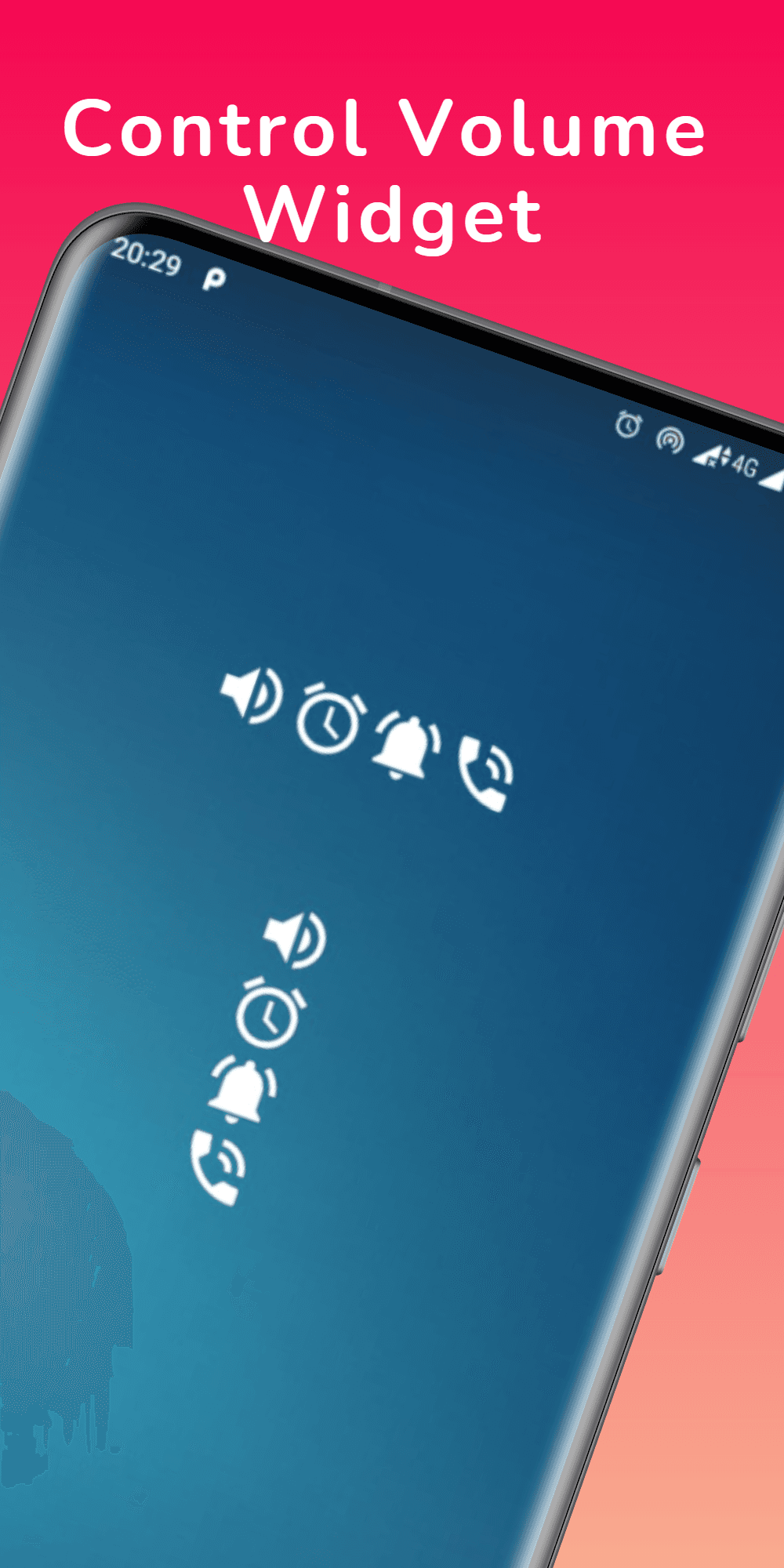 Never miss a beat when your phone buttons fail. Volume Control Widget gives you quick, on-screen access to adjust media, ringer, and alarm levels straight from your home screen or status bar.